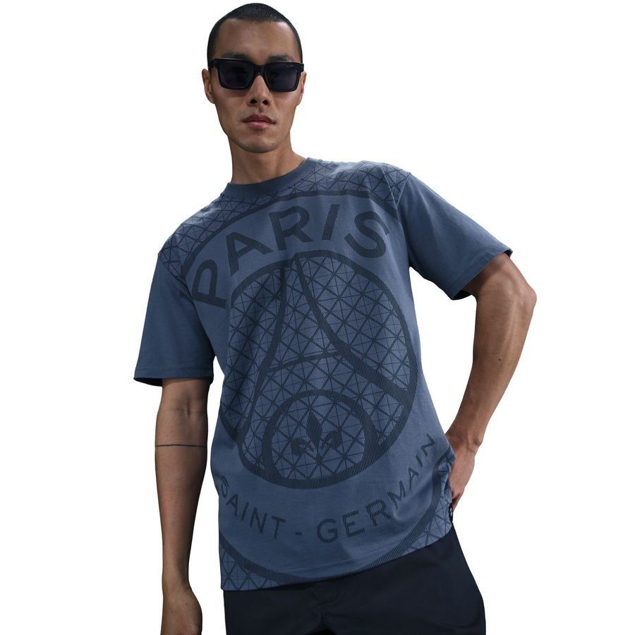 Paris Saint Germain T-Shirt - Diffused Blue - Men's-SoccerKits Hub | Buy Soccer Jerseys Online